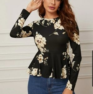 🖤🖤 *New* Peplum Long-Sleeved Top 🖤🖤